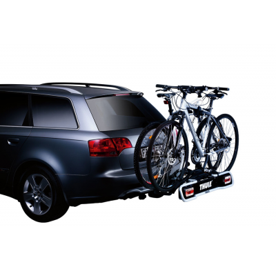 Euroride, 2bicis, 13 Pin Portabicicletas Para Bola De Remolque Thule Euroride 2 13-Pin Portabicicletas Funcional Que Cubre Todas