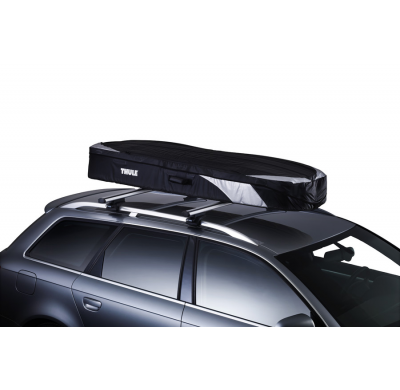 Ranger 500 Black-Silver Maletero De Techo Thule Ranger 500 Cofre Portaequipajes Plegable Para Facilitar Su Almacenamiento