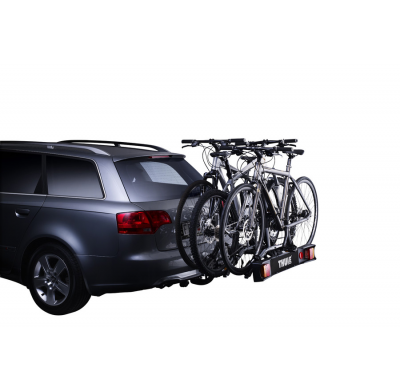 Rideon 3bicis, 7 Pin Portabicicletas Para Bola De Remolque Thule Rideon 3 Portabicicletas Basculante Básico (Para 3 Bicicletas).