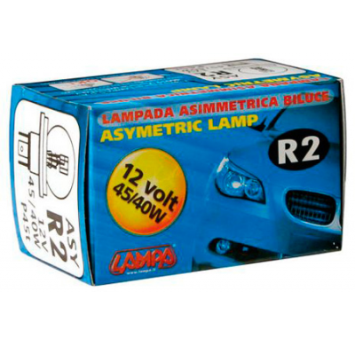Lampara Economica R2 Asimetrica Faro Europeo 12 V. 40/45 W. 58001