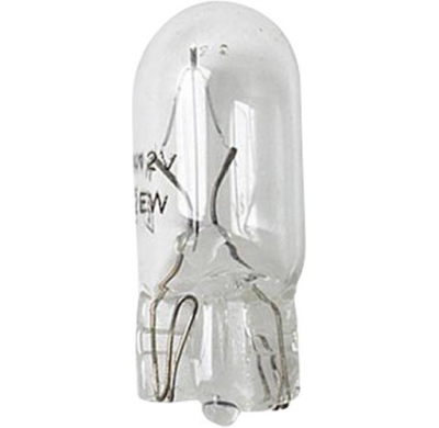 Blister 58105 De 2 Lamparas Economicas W5w, 12 V. S/C, 5 W. Valido Para Salpicadero .