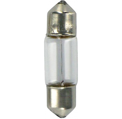 Blister 58130 De 2 Lamparas Economicas Plafonier 8x28 12 V. 5 W. Valido Para Matricula Y Luz Auxiliar .