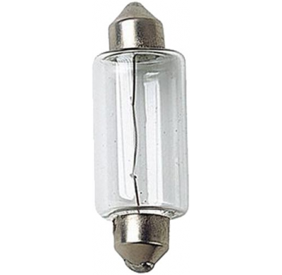 Blister 58112 De 2 Lamparas Economicas, Plafonier, 11x41, 12 V. 18 W. Valido Para Matricula Y Luz Auxiliar. 58112