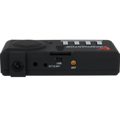 Avisador De Radares Fijos Gps Phantom Cam, 2 Camaras, Grabador, Hasta 32 Gb, Micro Sd, Avisos Por Voz, Actualizacion De Puntos G