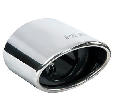 Cola Escape Ts 500. Ovale. Acero Inox. Oval Pulido. Diametro Adaptable Al Tubo Original 40 > 54 Mm. 60055. Largo 105 Mm. Medida