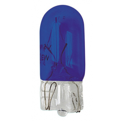 Blister 58360 De 2 Lamparas Economicas, Azul, Wb5w, 12 V. S/C, 5 W. Valido Para Salpicadero