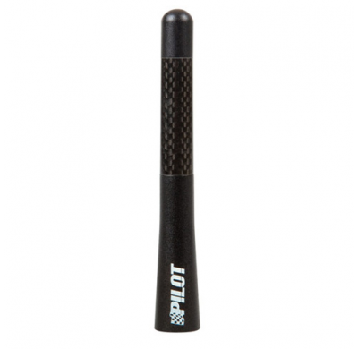 Varilla Antena Universal Pilot Carbon 2. 11cm.. Valido Para Rosca 5. 6. 7 Mm.