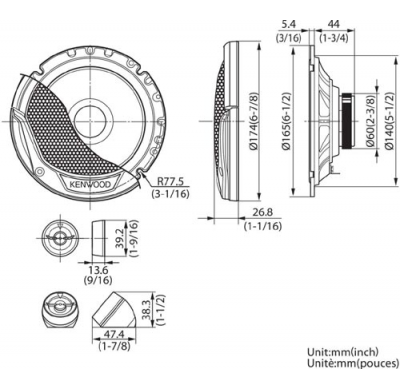 Kit Altavoces Kenwood Kfc E 170p
