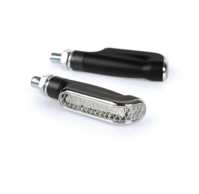 Blister Con 2 Luces Intermitencias Traseros Led Para Moto, 12 V. 90236