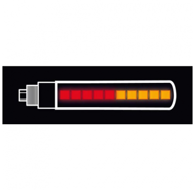 Blister Con 2 Luces Intermitencias Traseros Led Para Moto, 12 V. 90236