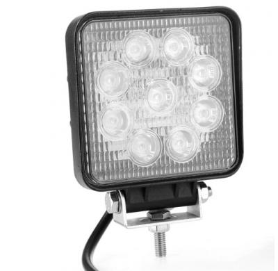 Foco Cuadrado Led De Trabajo Para Vehiculos Industriales 60º , 12 > 24 V , Nautica , Tipo 76.5465