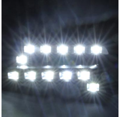 Kit Pilotos Luz De Dia Universal, 6 Leds, Blanco, 183 X 40 X 22mm