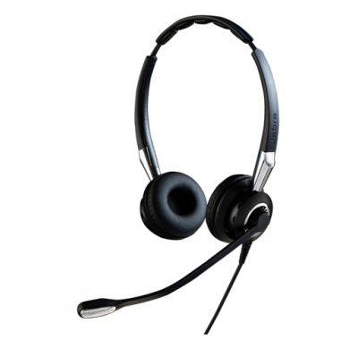 Auricular Jabra Biz 2400 Ii  Duo Brazo Flex Micro Con Cancelador De Ruido