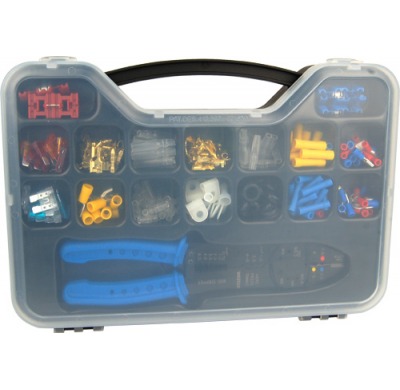 Set Tenaza Crimpadora Fabricada En Acero Hrc.  Mas 256 Piezas