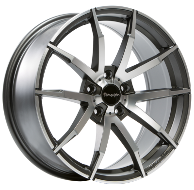 Llanta Tomason Tn10 8,5jx18 Gunmetal Polished 5x112 Et-30  72,6