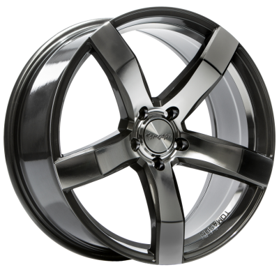 Llanta Tomason Tn11 8,5jx20 Dark Gunmetal Mirror Polished / Undercut 5x112 Et-30  66,5