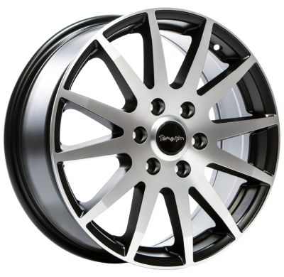 Llanta Tomason Tn1f 7,5x18 Gunmetal Matt Polished 6x130 Et-64  84,1