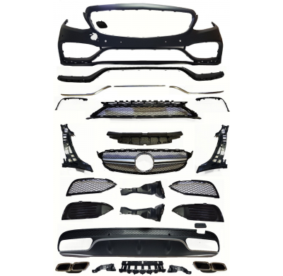 Kit De Carroceria Mercedes-Benz C W205 (Molduras Plata)