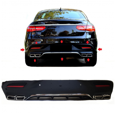 Difusor Mercedes-Benz Gle Coupe C292 Cromado