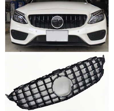 Parrilla Delantera Negro Brillo Mercedes-Benz C-Klasse W205