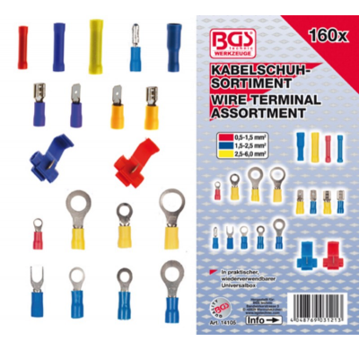 Terminales De Cable - 160 Piezas
