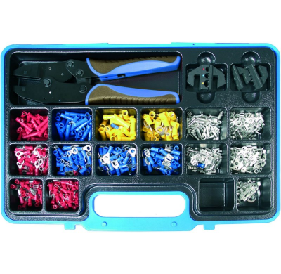 Alicate De Terminales De Carraca + 1000 Surtidos