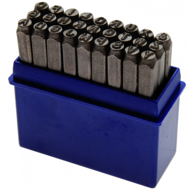 Juego De Punzones De Letras, 8 Mm