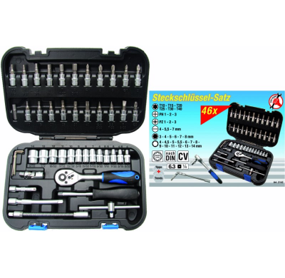 Juego De Autoclé 1/4" -  46 Piezas