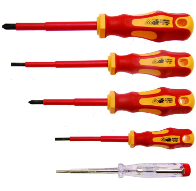 Juego De Destornilladores Para Electricistas - 5 Piezas