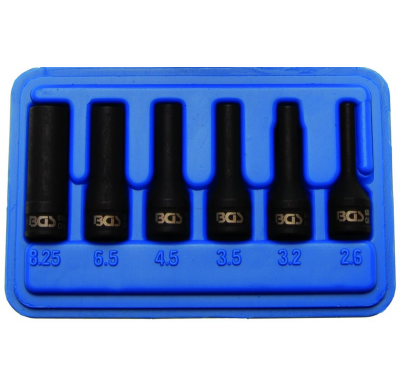 Juego De Vasos 1/4" Para Quitar Electrodos De Calentador - 6 Piezas