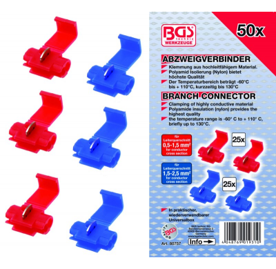 Conectores - 50 Piezas