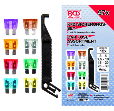 Fusibles Para Automoción - 96 Piezas