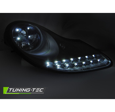 FAROS LUZ DIURNA TODO NEGRO MATE se adapta a PORSCHE BOXSTER 96-04 /911 996