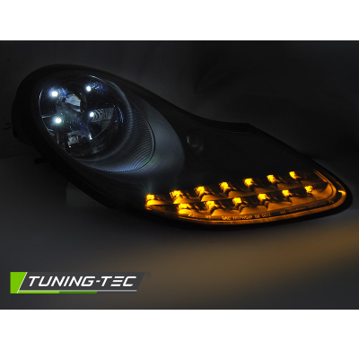 FAROS LUZ DIURNA TODO NEGRO MATE se adapta a PORSCHE BOXSTER 96-04 /911 996