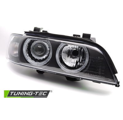 FAROS DE XENÓN ANGEL EYES NEGRO se adapta a BMW E39 LCI 00-03