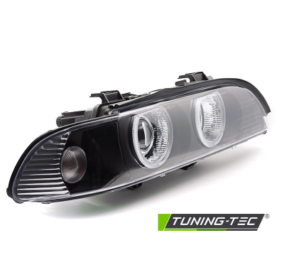 FAROS DE XENÓN ANGEL EYES NEGRO se adapta a BMW E39 LCI 00-03