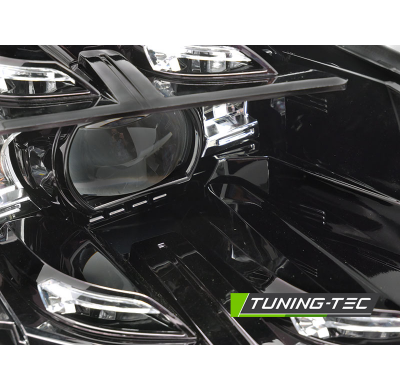 FAROS LUZ DIURNA LED DRL NEGROS aptos para PORSCHE CAYENNE 10-15