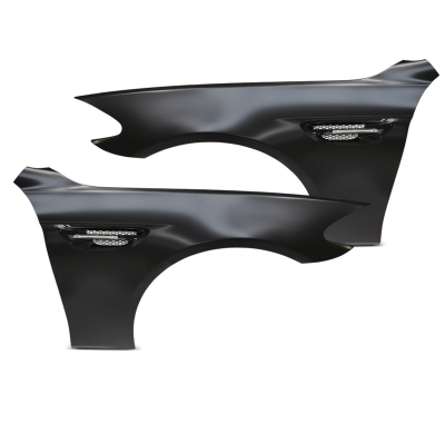 ALETAS DELANTERAS ESTILO DEPORTIVO CON VENTILACIÓN LATERAL NEGRO para BMW F10 F11 10-16