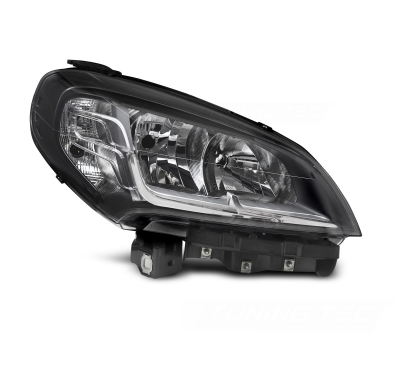 FARO DERECHO NEGRO TYC PARA FIAT DOBLO 14-22