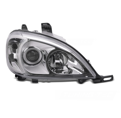 FAROS DELANTEROS CROMADOS LADO DERECHO para MERCEDES W163 01-05