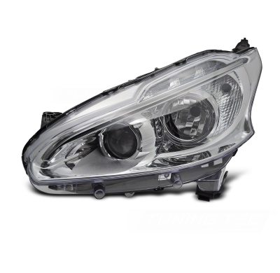 FARO CROMADO LED LADO IZQUIERDO TYC PARA PEUGEOT 208 12-15