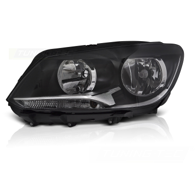 FARO NEGRO LADO IZQUIERDO H7 TYC PARA VW CADDY TOURAN 11-14