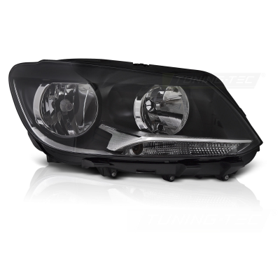 FARO NEGRO LADO DERECHO H7 TYC PARA VW CADDY TOURAN 11-14