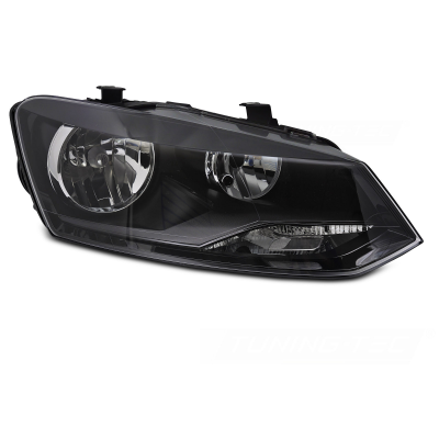FARO DERECHO NEGRO H7 TYC PARA VW POLO 6R 09-14