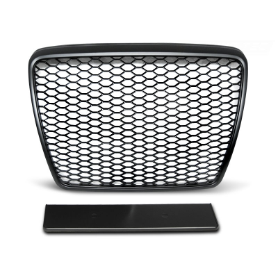 Parrilla Deportiva Audi A6 C6 09-11 Negro Rs-Style