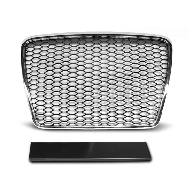 Parrilla Deportiva Audi A6 C6 09-11 Cromado Rs-Style