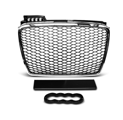 Parrilla Deportiva Audi A4 (B7) Rs-Type 11.04-03.08 Cromado