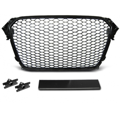 Parrilla Deportiva Audi A4 (B8) Rs-Type 11.11-15 Glossy Negro