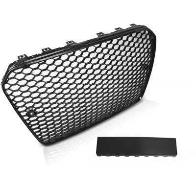Parrilla Delantera Audi A5 11-16 Rs5 Style Negro Brillante.