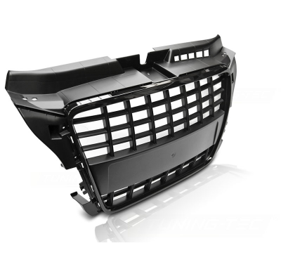 Parrilla Delantera Audi A3 08-12 S8 Look Negro Brillante.